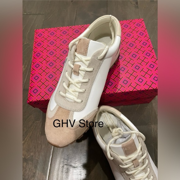 Tory Burch Vintage Nylon Training Sneaker Shoes - Picture 6 of 6